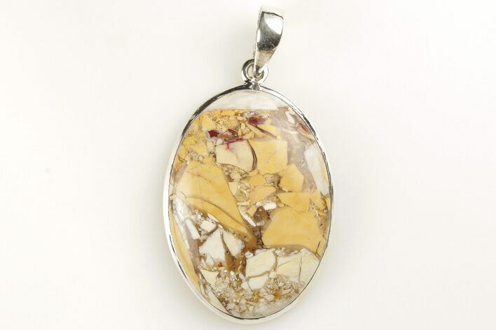 Ibis Jasper Pendant (Necklace) - Sterling Silver #206388